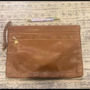 Vintage Bottega Veneta oversized wristlet/clutch